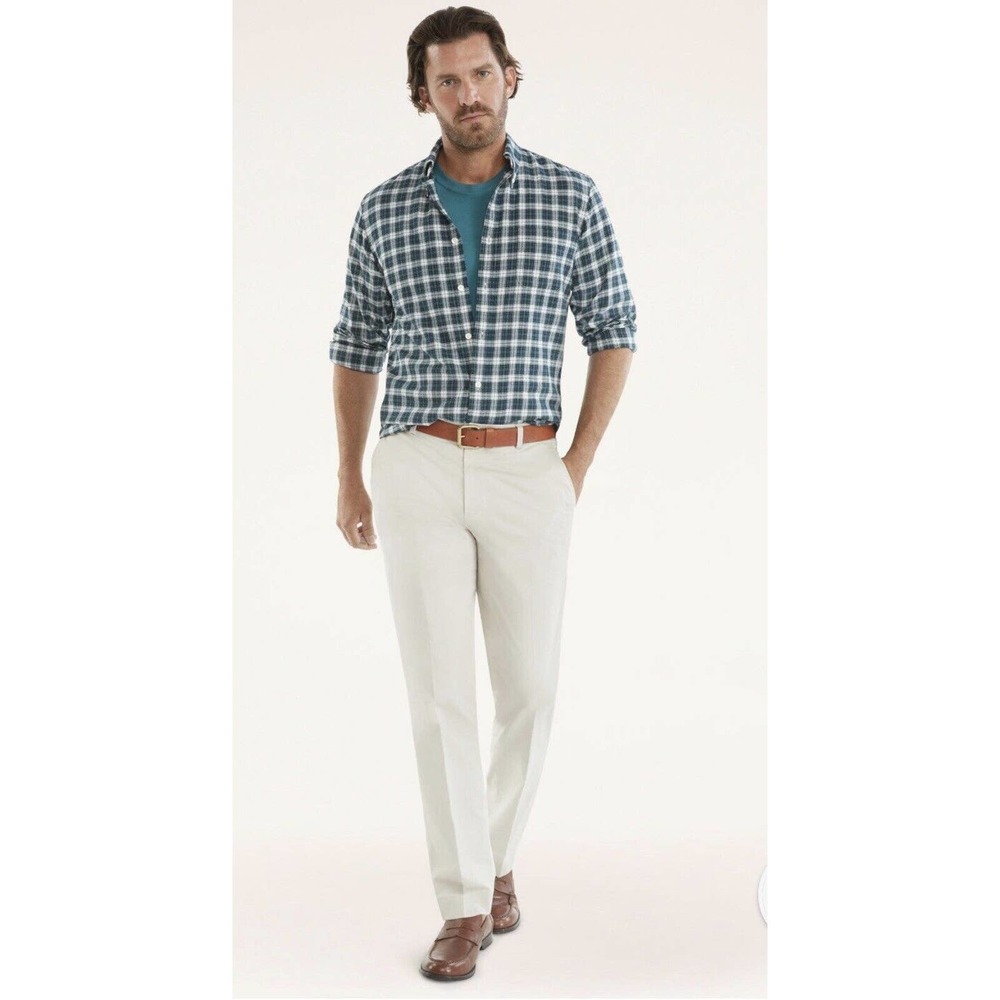 Brooks Brothers Men's Pants Milano Fit Lightweight Advantage Stretch Chino 36x32